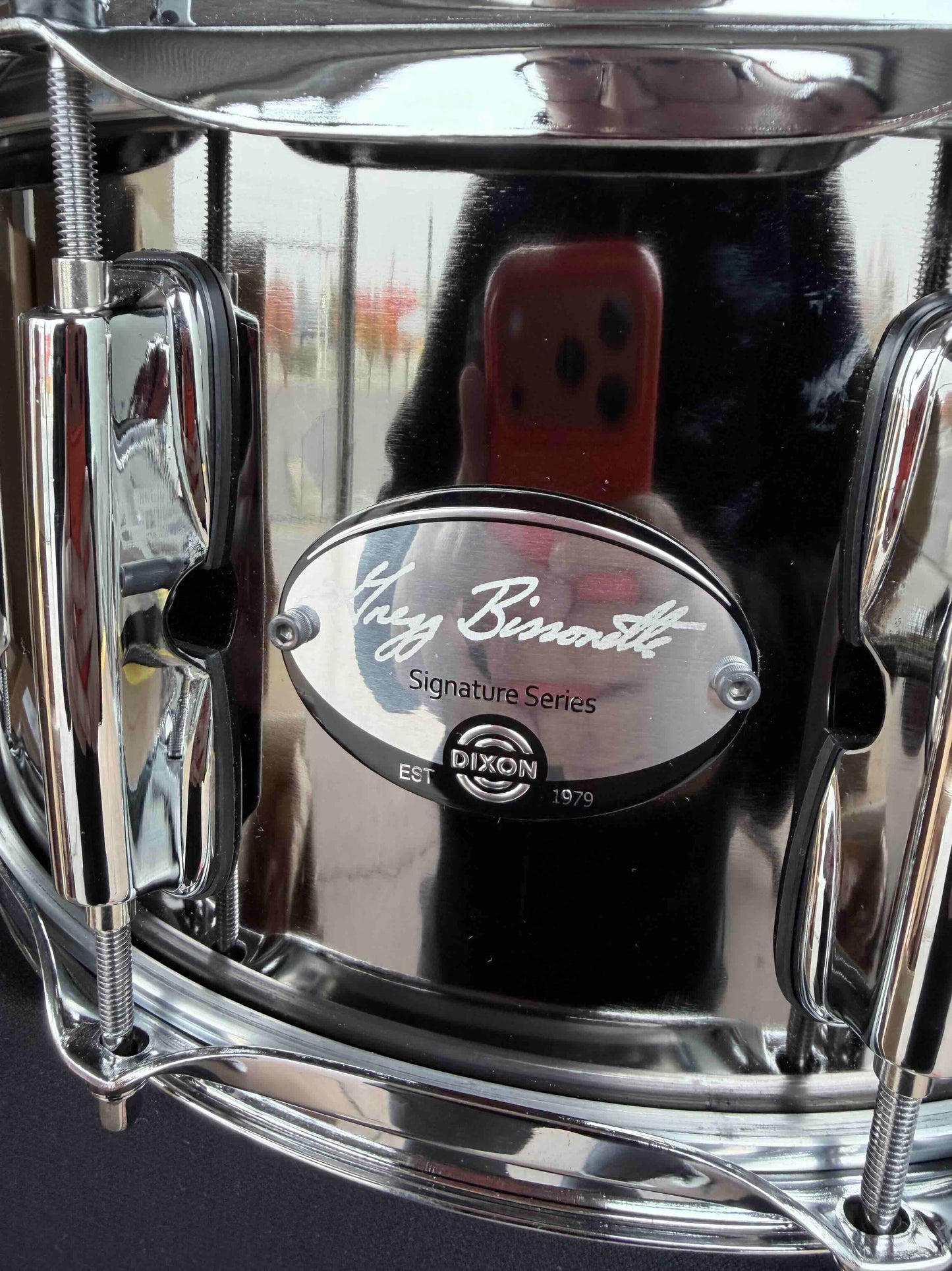 Caisse claire en acier nickelé noir Dixon PDSAN654GBS Gregg Bissonette Signature 6,5 x 14 po *EN STOCK*