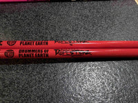 Dope Stickz Corvette Red 9A Barrel Tip Drum Sticks Pair