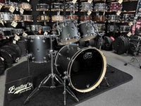 ~RARE~ DW Performance Series 4-Piece 10/12/16/22 Drum Kit Set in Satin Black Lacquer