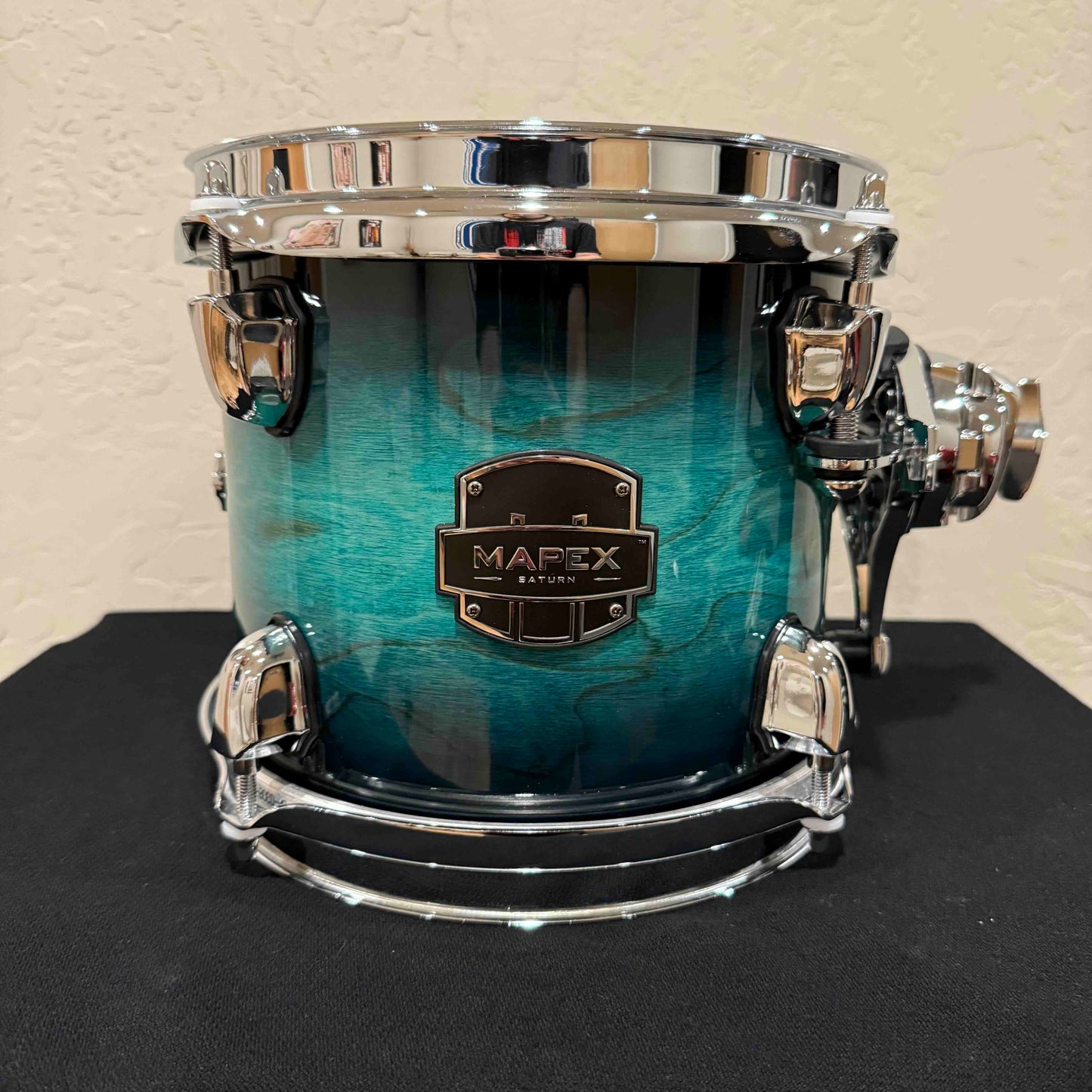 ~NEW!~ Mapex SRT807ZXT Saturn VI Maple/Walnut Hybrid 7x8 Rack Tom in Marine Teal Burst Gloss Lacquer