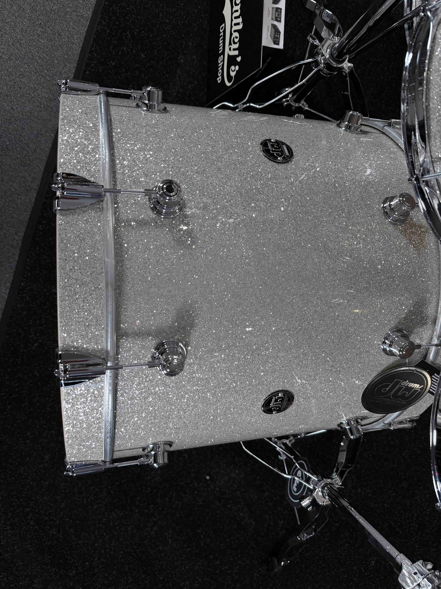 ~LIMITED EDITION~ DW Performance Series 4-Piece 10/12/16/22 Drum Kit Set in Broken Glass FinishPly *IN STOCK*