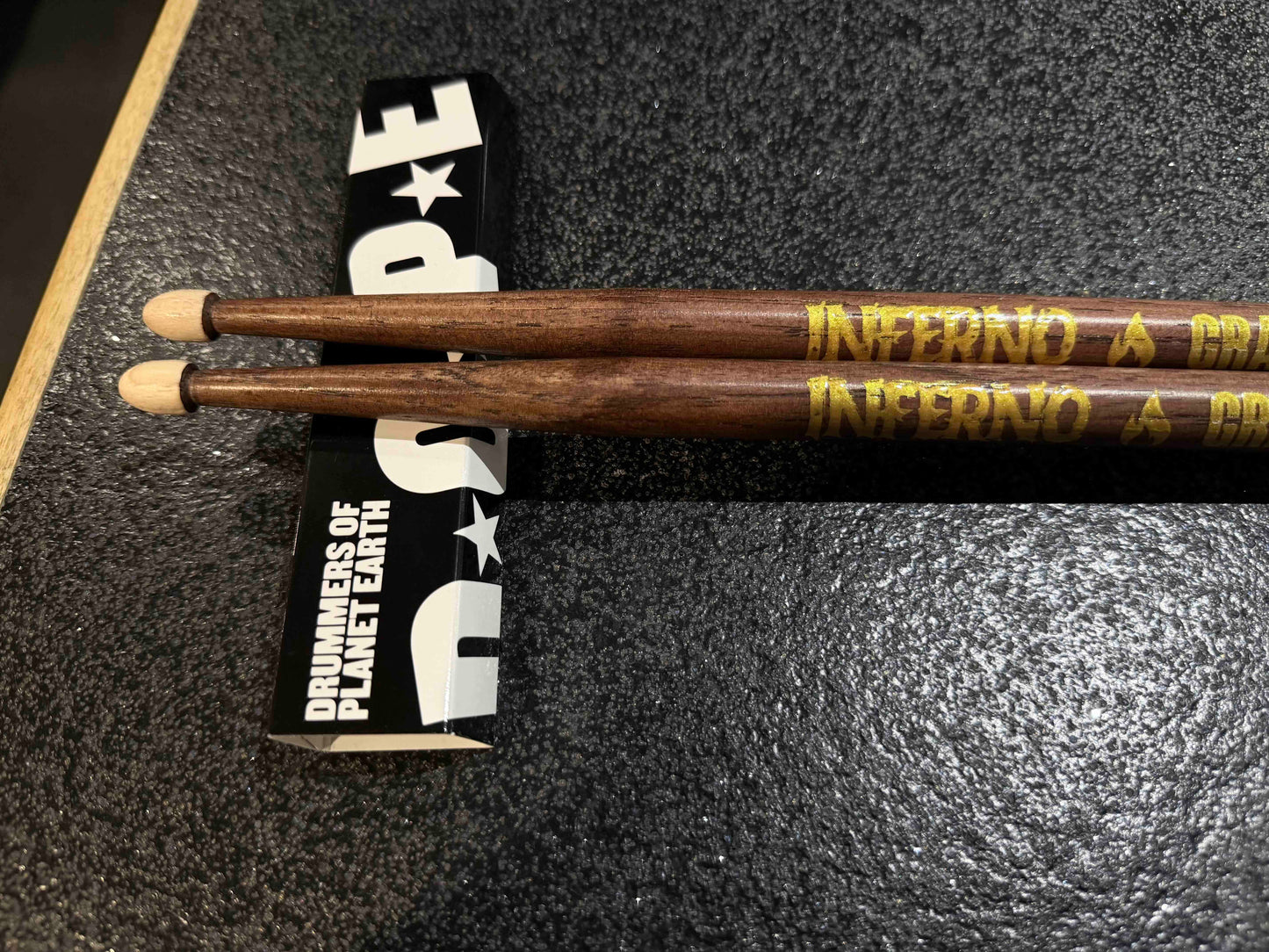~NEW~ Dope Stickz Inferno Grain 5B Acorn Tip Drum Sticks Pair