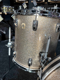 ~NEW!~ Ludwig Classic Maple 3-Piece 12/14/18 Jazzette Drum Kit Set in Champagne Sparkle