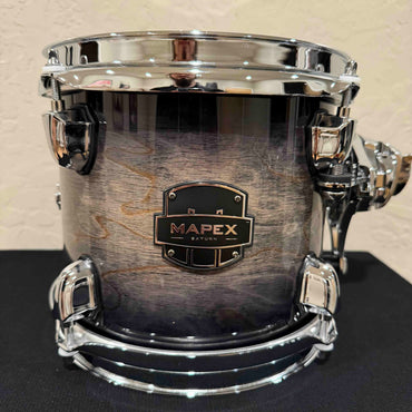 ~NEW!~ Mapex SRT807ZXG Saturn VI Maple/Walnut Hybrid 7x8 Rack Tom in Black Ink Burst Gloss Lacquer