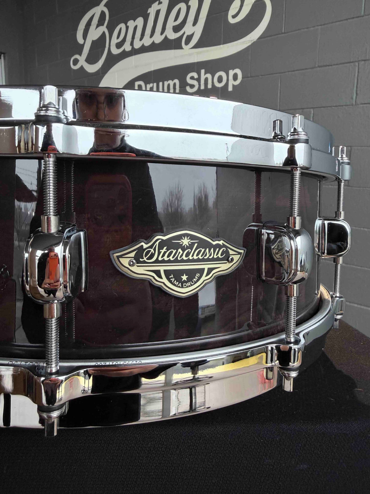 ~LIMITED EDITION~ Tama Starclassic Walnut/Birch 4.5x14 Piccolo Snare Drum in Satin Cordia (DH Rm 4)
