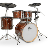 ~NEW!~ Gretsch CE-F405-WG Catalina EVO 5-Piece Electronic Drum Kit Set in Walnut Glaze Lacquer with Cymbals & Hardware (PRE-ORDER)