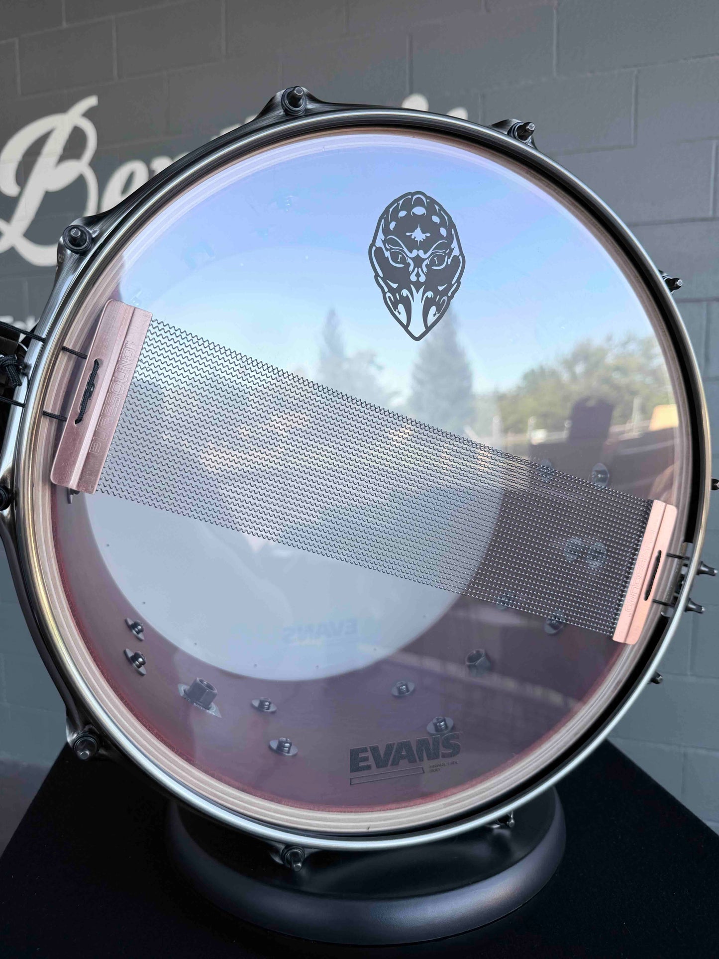 ~NEW!~ Mapex Artist Collection Aquiles Priester Signature 'PsychOctopus' 8x14 Maple/Padauk Hybrid Snare Drum in Gun Metal Grey Lacquer with Brushed Black Nickel Hardware *IN STOCK*