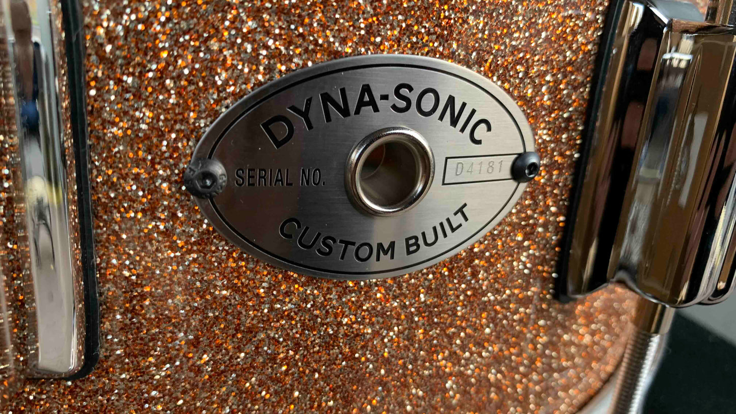~LIMITED EDITION~ Rogers Custom-Built 6.5x14 Dyna-Sonic Snare Drum in Champagne Sparkle Lacquer