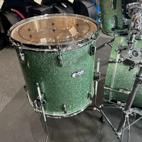 Pearl Masters Maple Complete 10/12/16/22" Drum Set Kit in #348 Absinthe Sparkle