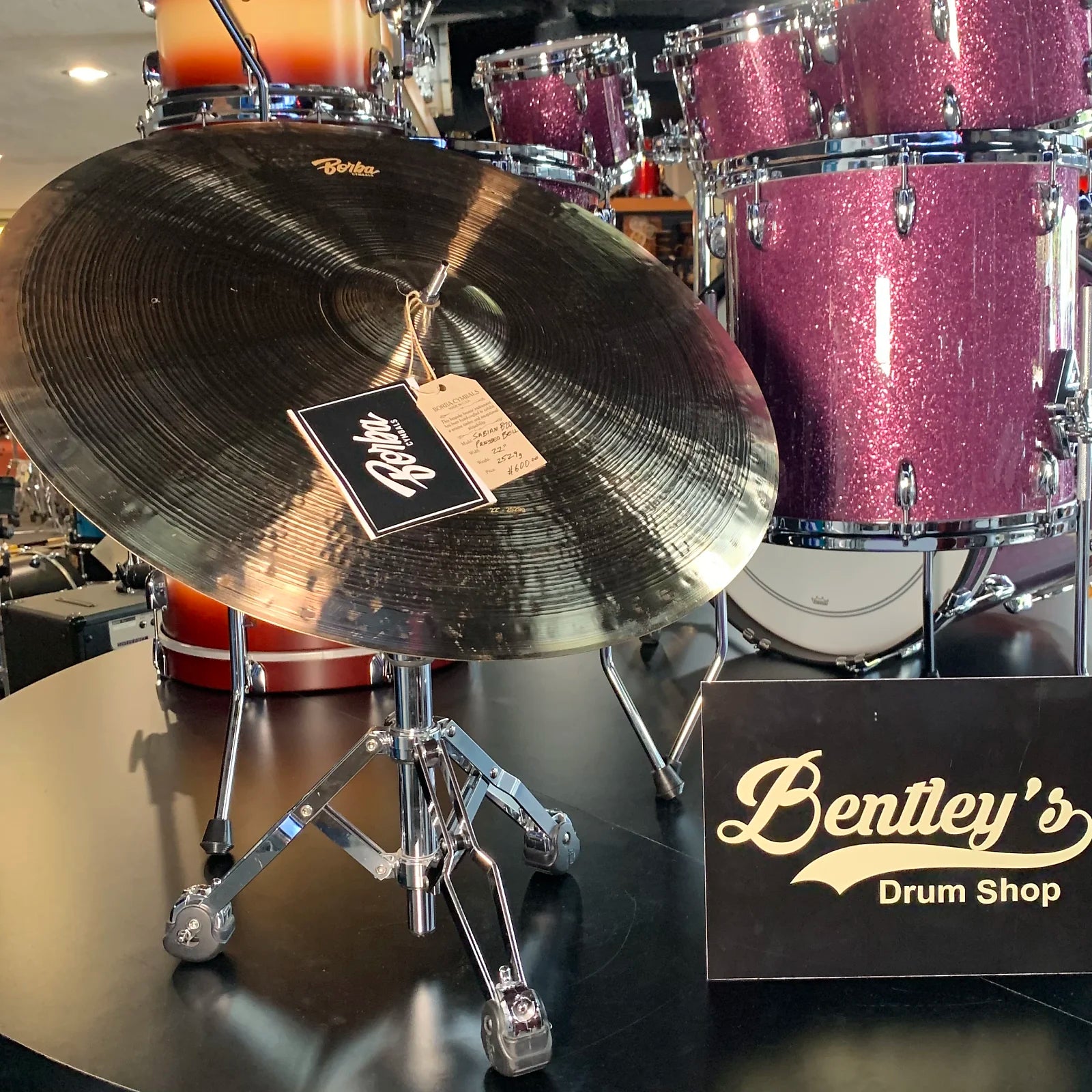 Borba 22" Sabian B20 Pressed Bell Ride 2529g