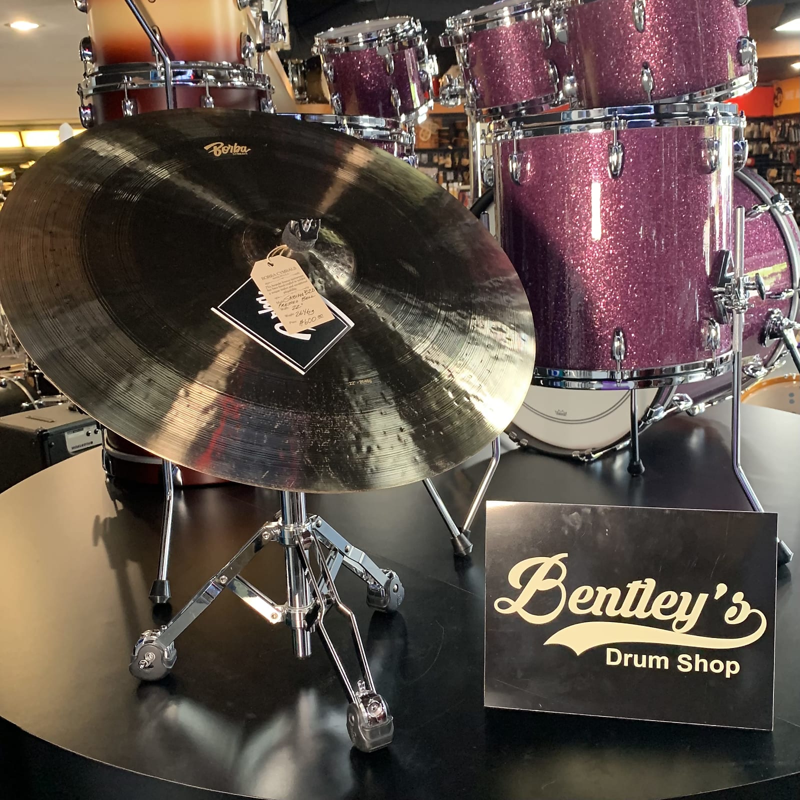 Borba 22" Sabian B20 Pressed Bell Ride 2646g