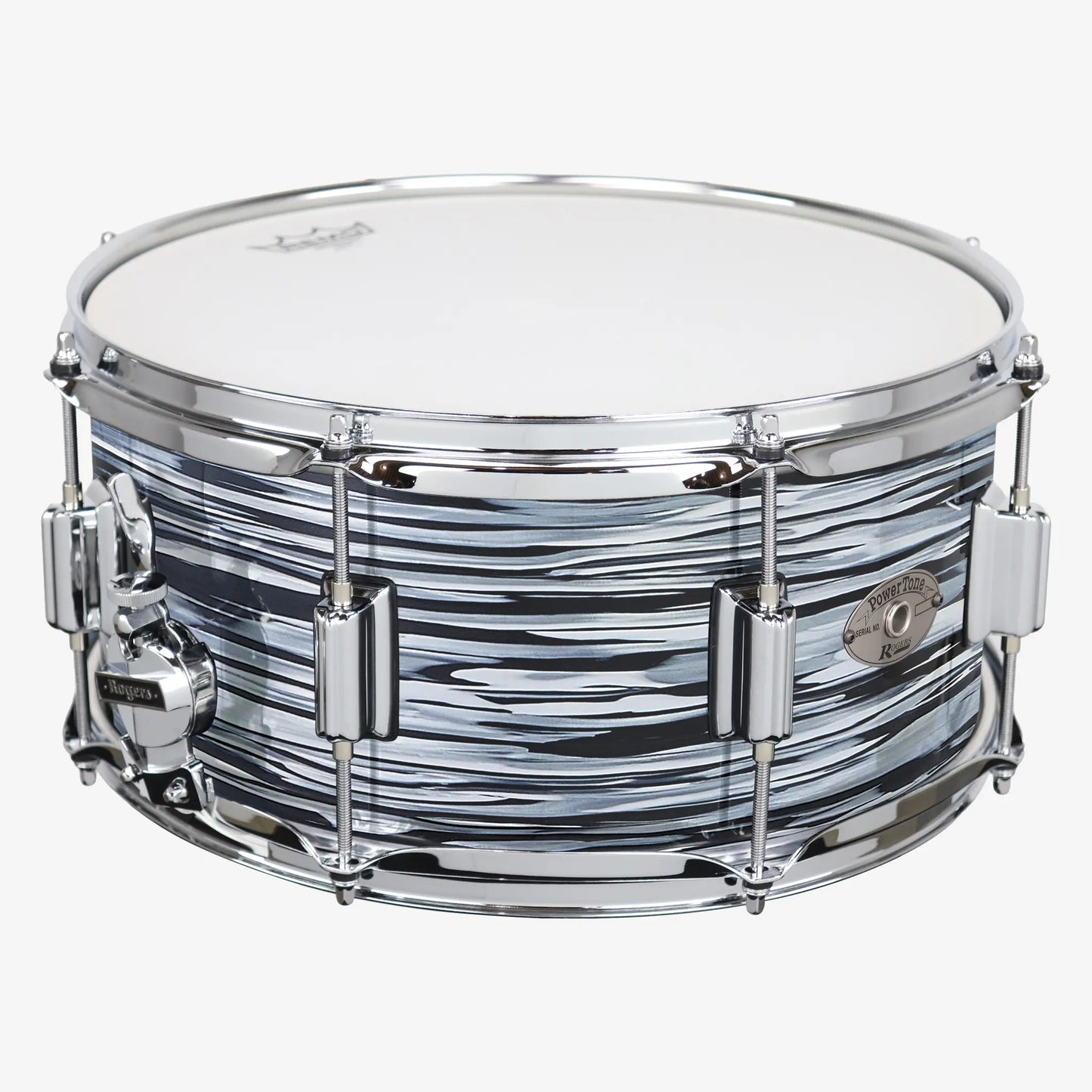 ~NEW!~ Rogers 26BKOY Powertone Series 6.5x14 Snare Drum in 70's Black Oyster (SAVE OVER $150!)