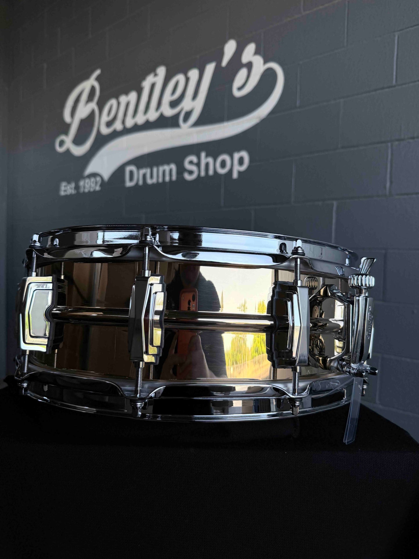Ludwig LB550 Polished Bronze-Phonic 5x14 Snare Drum with Imperial Lugs