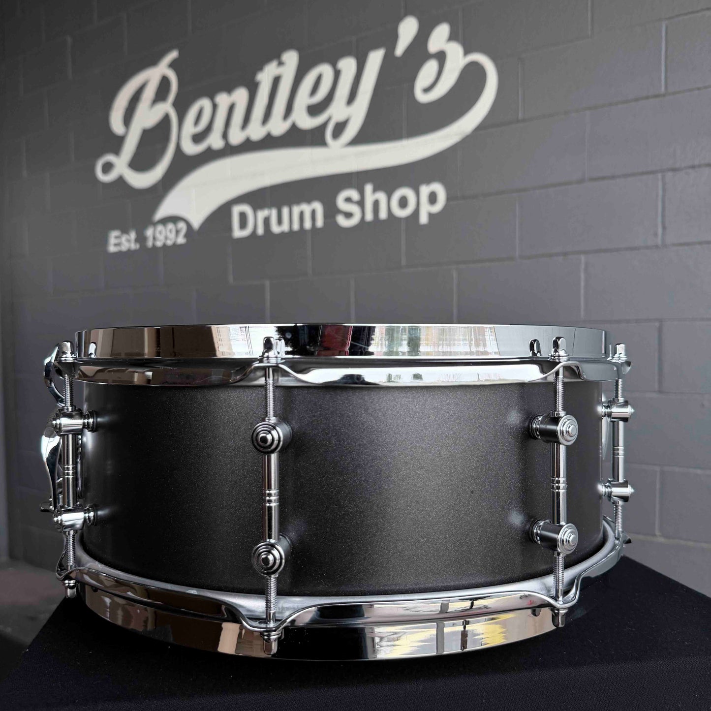 Gretsch Mike Johnston Brooklyn Standard 5.5x14" Snare Drum in Satin Black Metallic