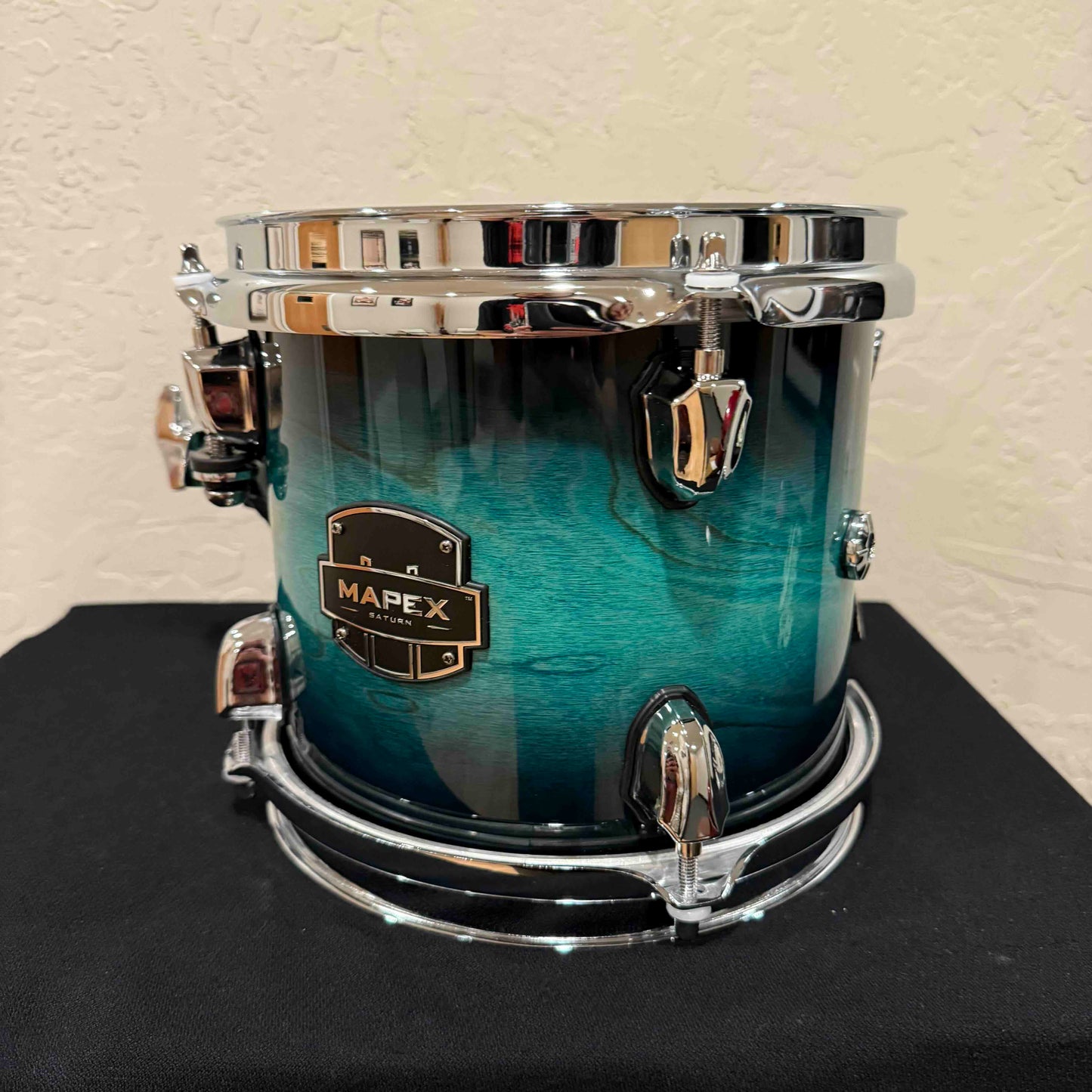 ~NEW!~ Mapex SRT807ZXT Saturn VI Maple/Walnut Hybrid 7x8 Rack Tom in Marine Teal Burst Gloss Lacquer