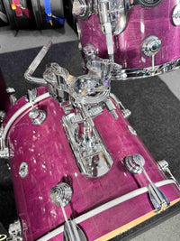 ~WOW!~ DW Collector's Series SSC Pure Maple 3-Piece 12/16/20 Drum Kit Set in Purple Stain Lacquer Specialty Gloss with Chrome Hardware