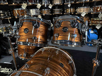 ~RARE~ DW Performance Series 4-Piece 10/12/16/22 Drum Kit Set in Bronze Oyster FinishPly