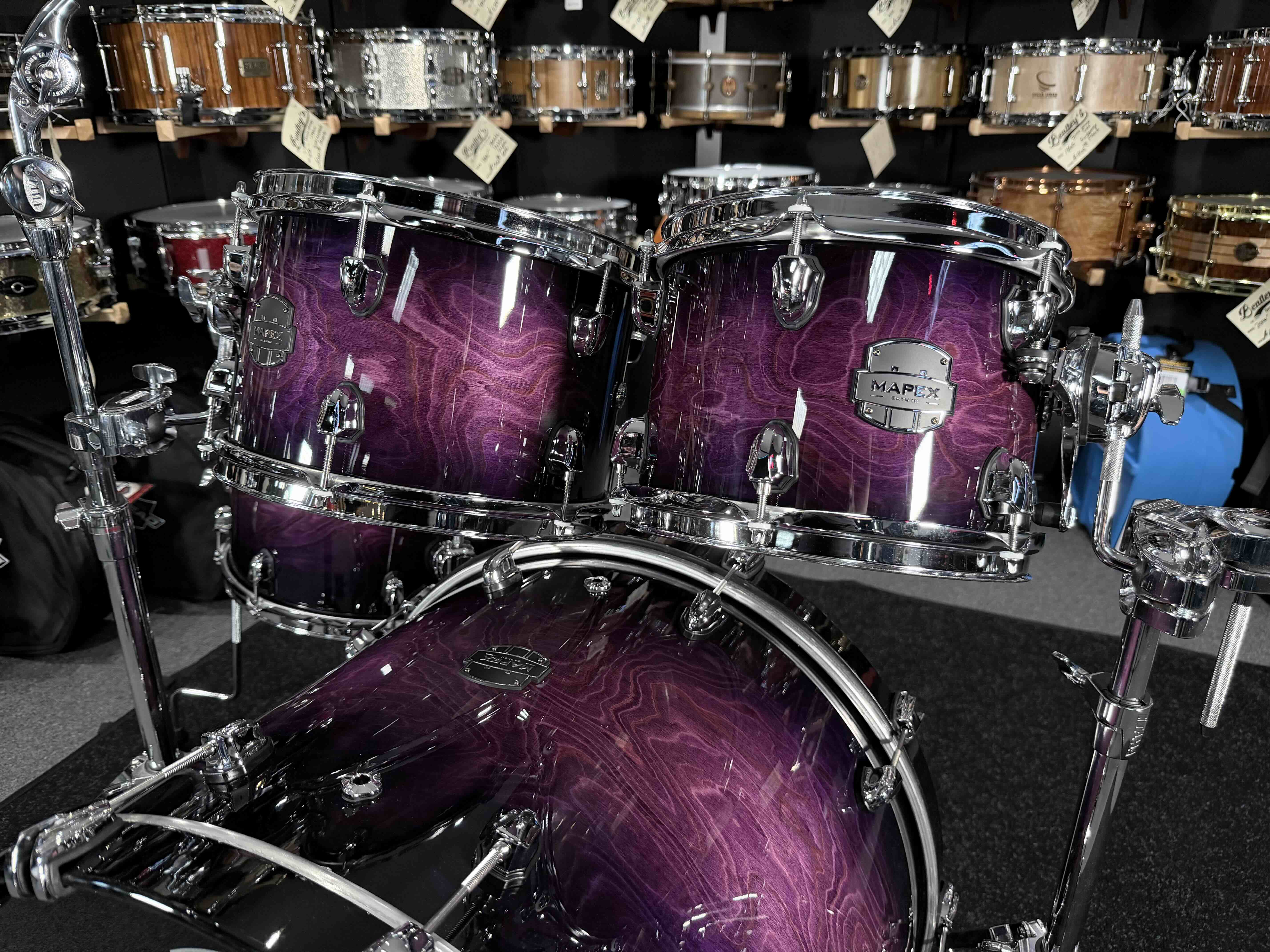 NEW~ Mapex SR529XUZXP Saturn VI Rock 4-Piece 10/12/16/22 Drum Kit