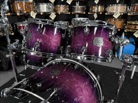 ~NEW~ Mapex SR529XUZXP Saturn VI Rock 4-Piece 10/12/16/22 Drum Kit Set in Royal Purple Burst Gloss Lacquer