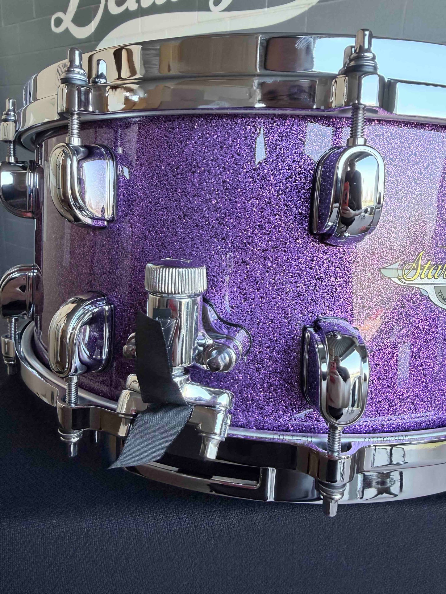 ~WOW!~ TAMA Starclassic Maple 6.5x14 Snare Drum in Deeper Purple Sparkle Lacquer w/ Chrome Hardware