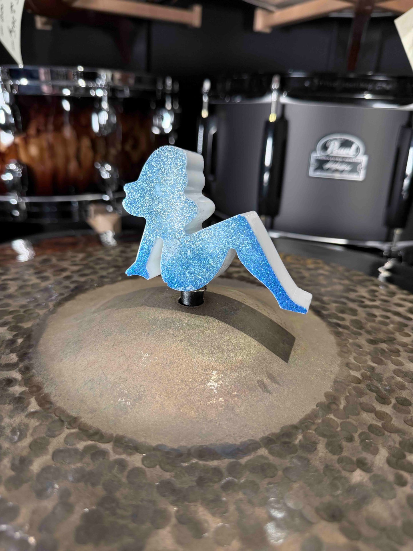 ~NEW~ Bentley's Drum Shop 8mm Sitting Lady Cymbal Toppers