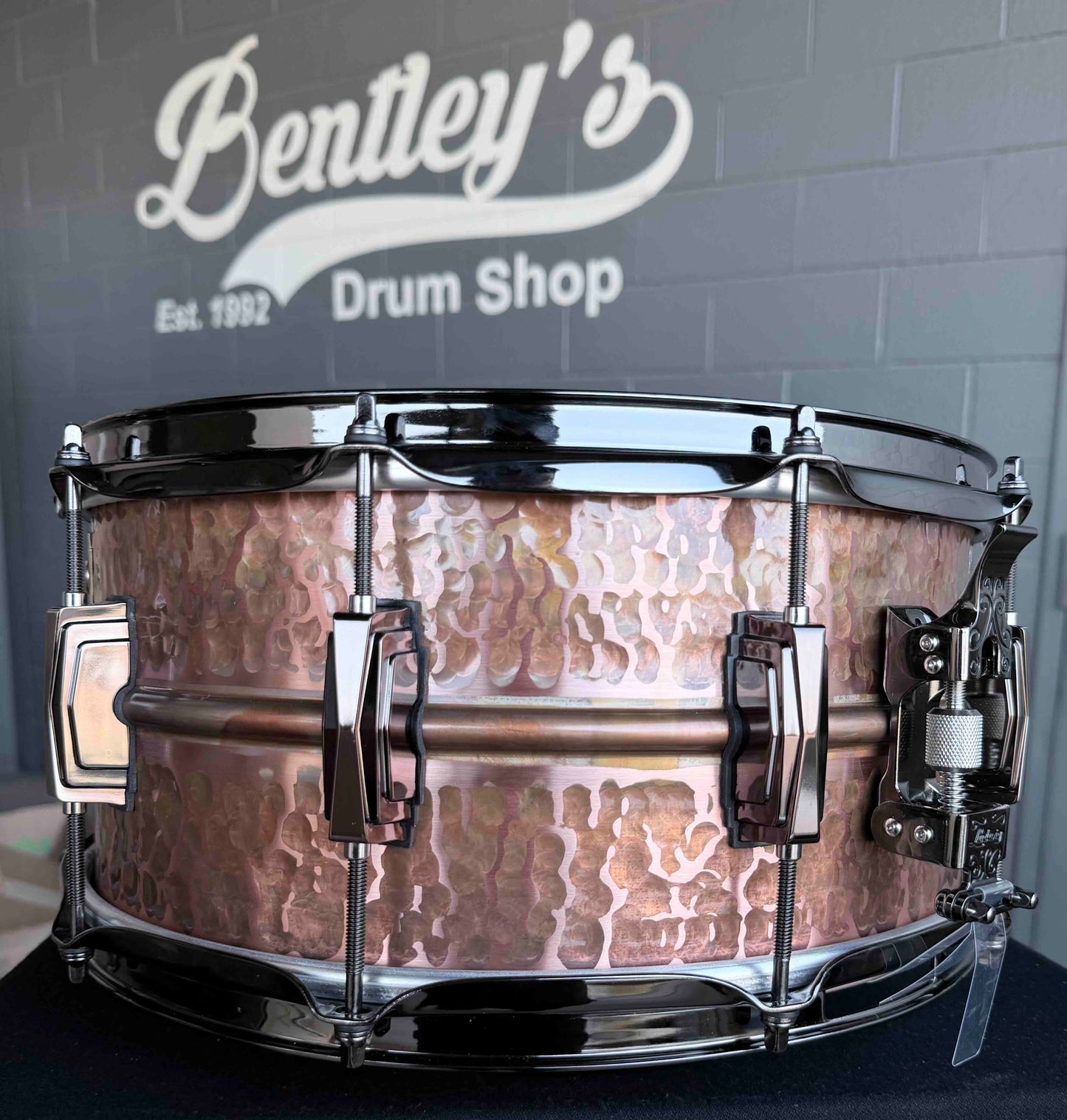 ~WOW!~ Ludwig Raw Patina Copper-Phonic 6.5x14 Snare Drum with Black Nickel Hardware (Displayed at 2026 NAMM Show!)