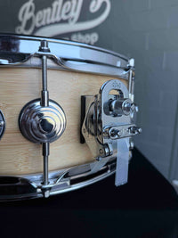 ~WOW!~ DW Collector's Series ECO-X Pure Bamboo 5.5x14 Snare Drum in Natural Satin Oil w/ Chrome Hardware