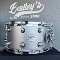 ~LIMITED EDITION~ DW Design Series 7x14 Snare Drum in Titanium Satin Lacquer *IN STOCK*