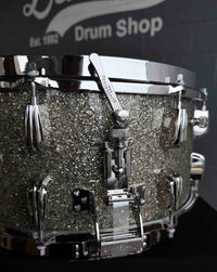 ~NEW!~ Slingerland RadioKing Solid Shell Maple 7x14 Snare Drum in Gold Glass Glitter with Nickel Hardware