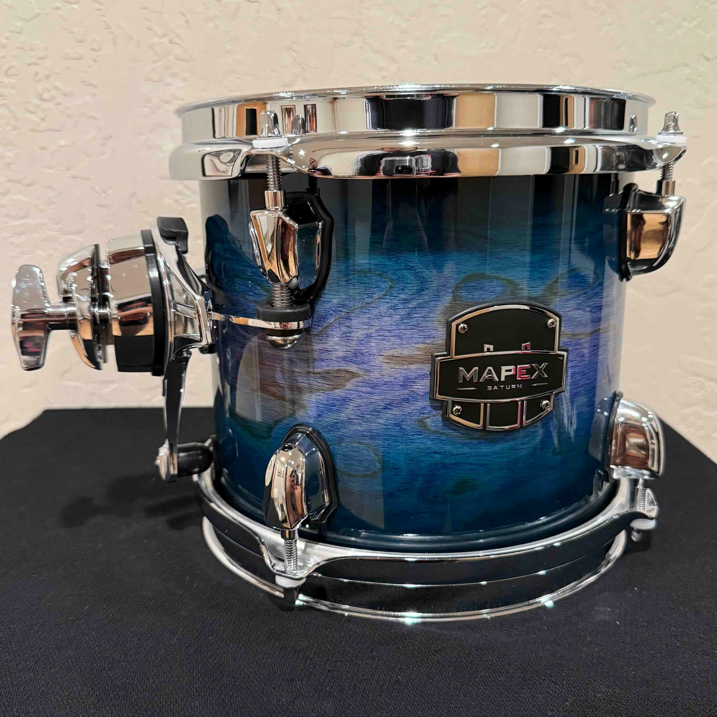 ~NEW!~ Mapex SRT807ZXQ Saturn VI Maple/Walnut Hybrid 7x8 Rack Tom in Cobalt Burst Gloss Lacquer