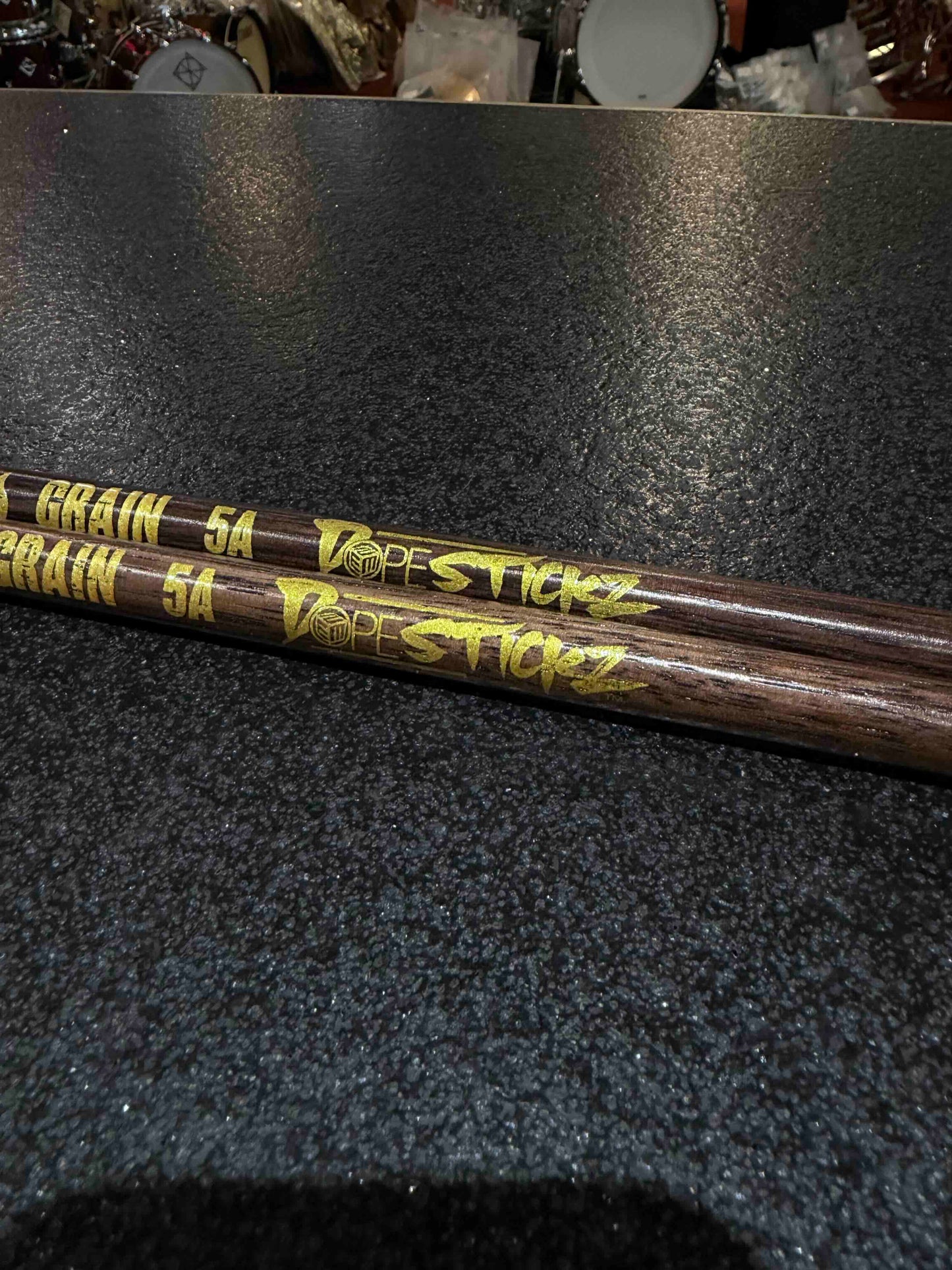 ~NEW~ Dope Stickz Inferno Grain 5A Acorn Tip Drum Sticks Pair