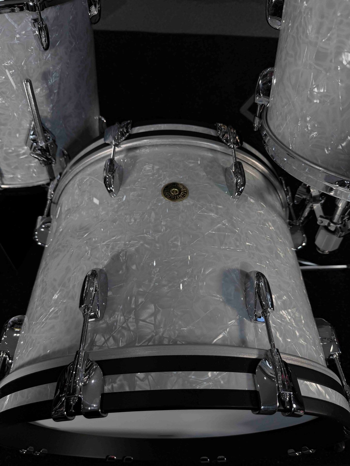 Gretsch USA Custom 3-Piece 12/14/18 Bop Drum Kit Set in 60's Marine Pearl Nitron