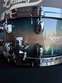 ~WOW!~ TAMA Starclassic Maple 6.5x14 Snare Drum in Emerald Pacific Walnut Burst w/ Chrome Hardware