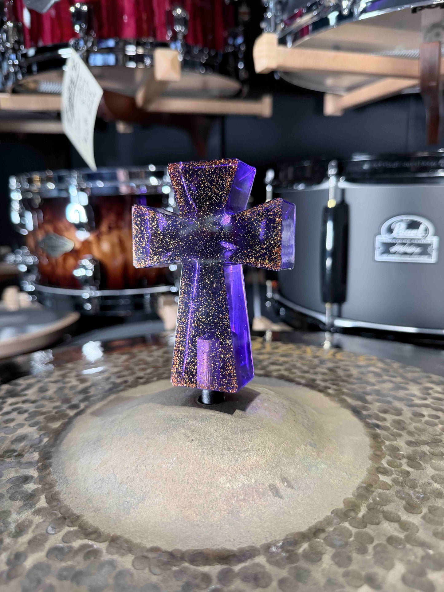 ~NEW~ Bentley's Drum Shop 8mm Cross Cymbal Toppers
