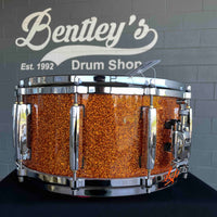 ~NEW~ Pearl MM6C1465S/C830 Masters Maple 6.5x14 Snare Drum in Autumn Fire Sparkle Lacquer w/ Die-Cast Hoops