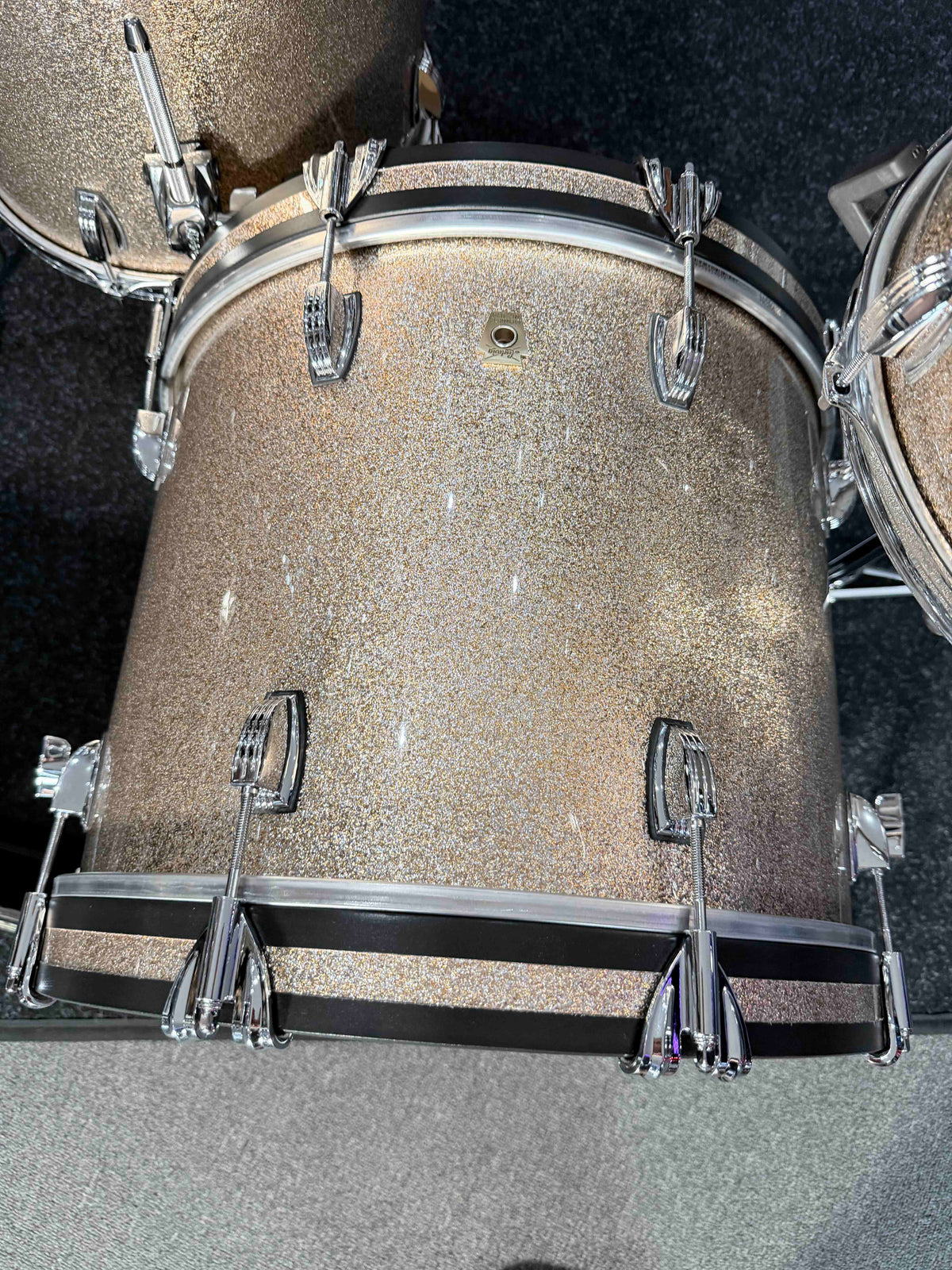 ~NEW!~ Ludwig Classic Maple 3-Piece 12/14/18 Jazzette Drum Kit Set in Champagne Sparkle