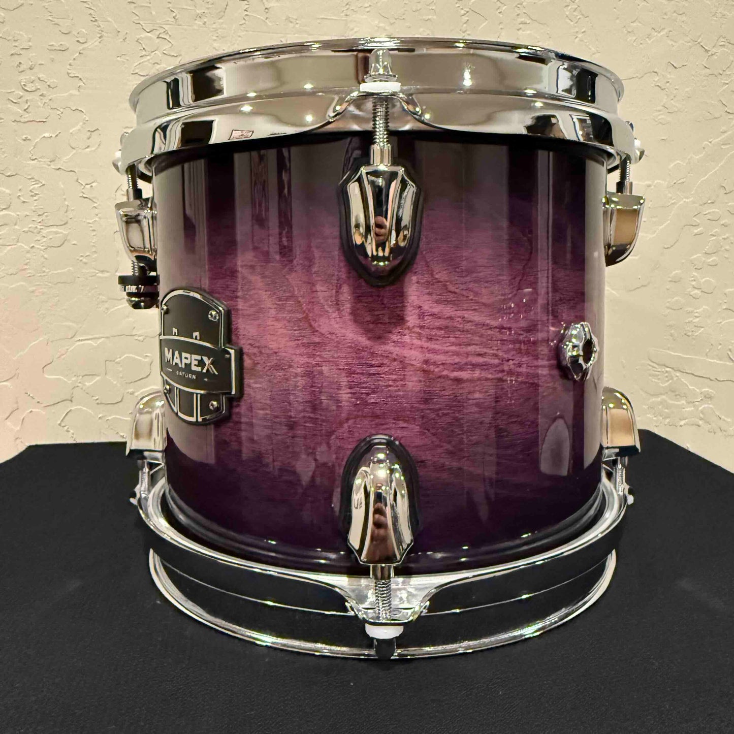 ~NEW!~ Mapex SRT807ZXP Saturn VI Maple/Walnut Hybrid 7x8 Rack Tom in Royal Purple Burst Gloss Lacquer