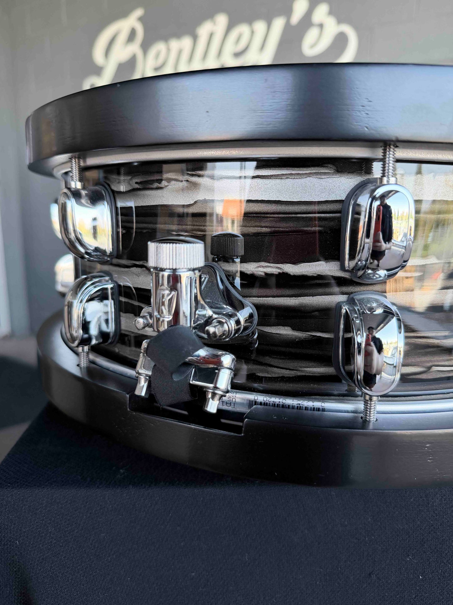 ~LIMITED EDITION~ Tama S.L.P Studio Maple 5.5x14 Snare Drum in Charcoal Oyster w/ Gloss Black Wood Hoops