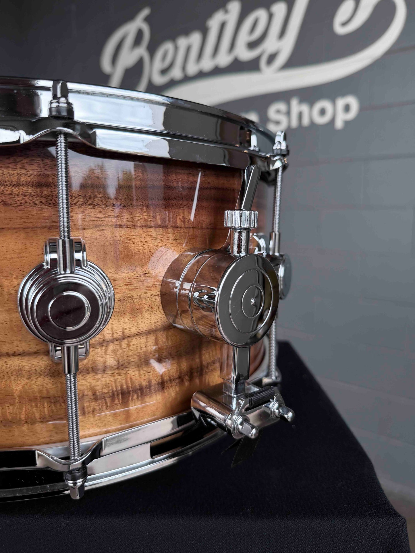 George Way Aristocrat Acacia 7x14 Snare Drum in Natural Gloss Lacquer