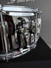 Caisse claire en acier nickelé noir Dixon PDSAN654GBS Gregg Bissonette Signature 6,5 x 14 po *EN STOCK*