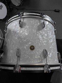 ~WOW!~ Gretsch USA Custom 4-Piece 13/16/18/24 Drum Kit Set in 60's Marine Pearl Nitron