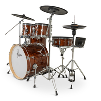 ~NEW!~ Gretsch CE-F405-WG Catalina EVO 5-Piece Electronic Drum Kit Set in Walnut Glaze Lacquer with Cymbals & Hardware (PRE-ORDER)