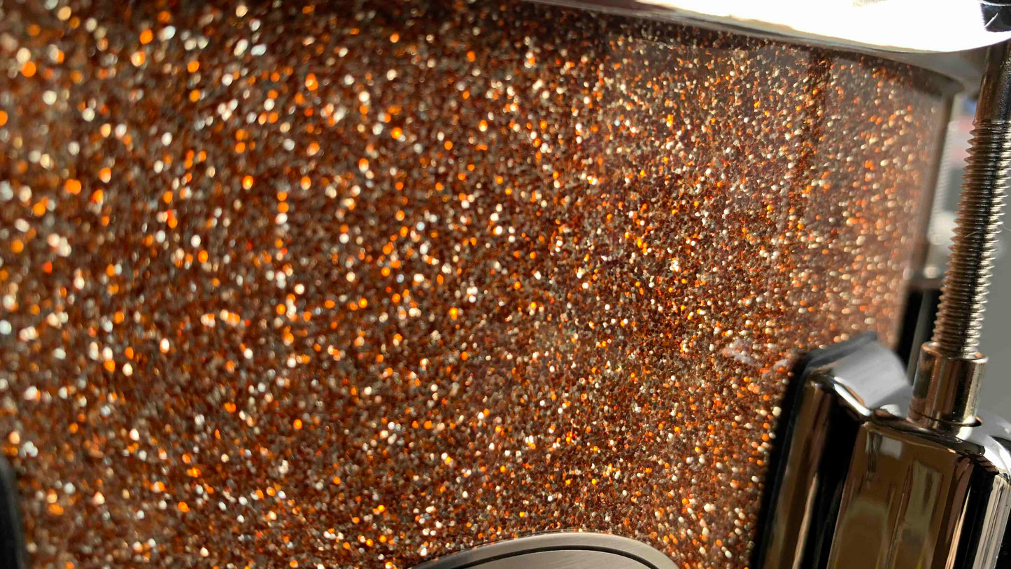 ~LIMITED EDITION~ Rogers Custom-Built 6.5x14 Dyna-Sonic Snare Drum in Champagne Sparkle Lacquer
