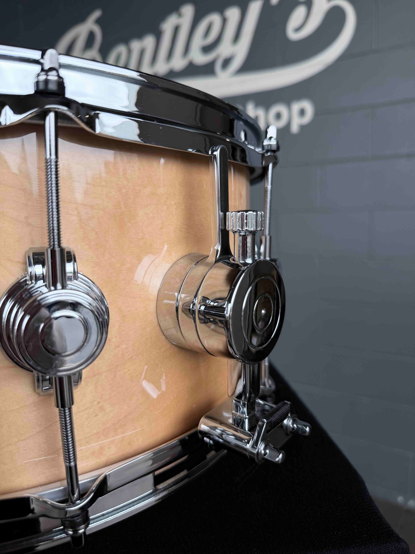 George Way Aristocrat Studio 7x14 Snare Drum in Natural Gloss Lacquer