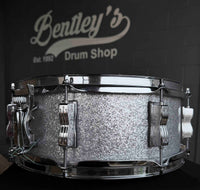 Ludwig Legacy Mahogany 'Jazz Fest' 5.5x14 Snare Drum in Silver Sparkle (Rm 4)