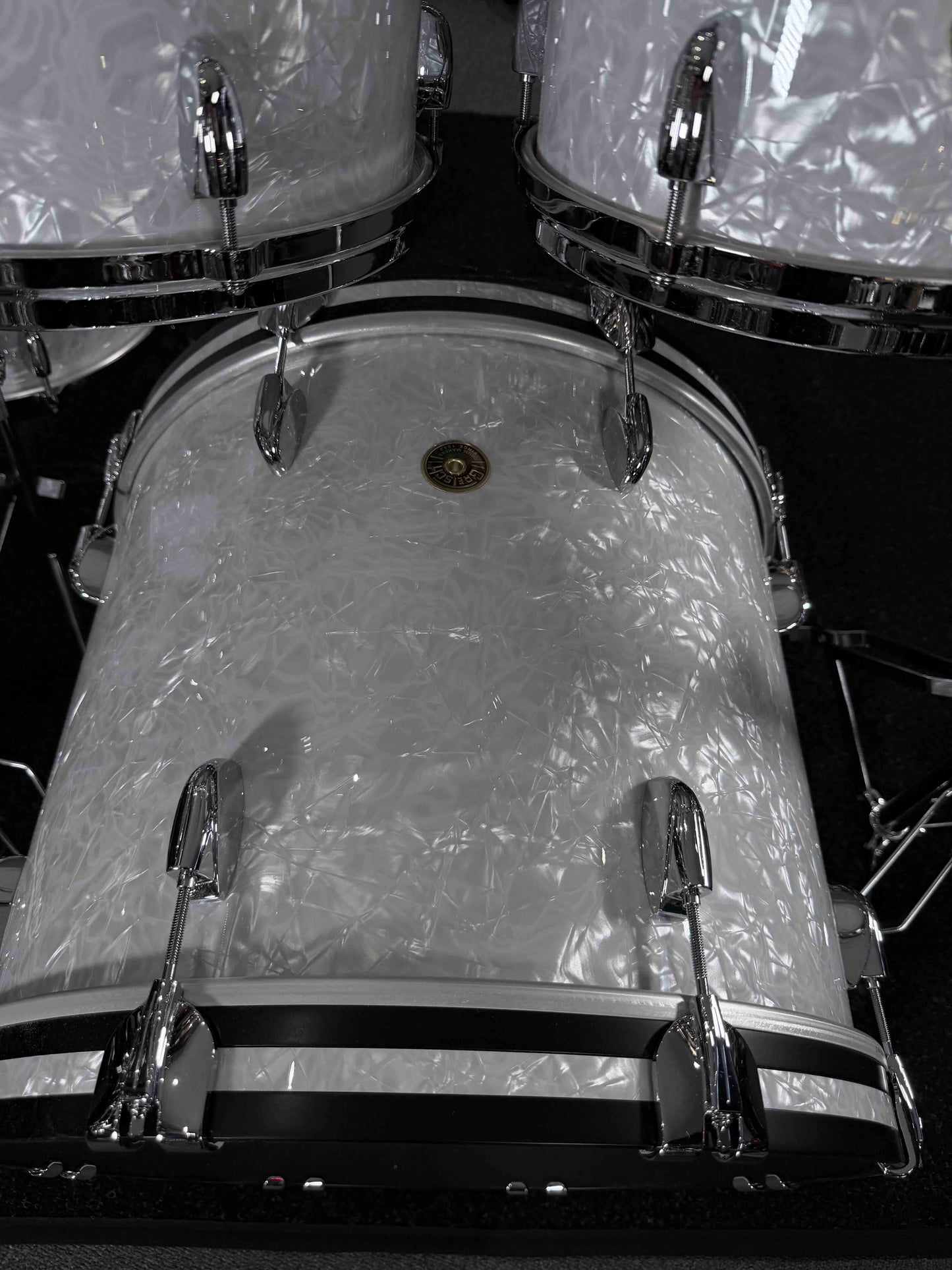 ~WOW!~ Gretsch USA Custom 6-Piece 8/10/12/14/16/20 Drum Kit Set in 60's Marine Pearl Nitron