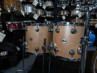 ~ONE OF A KIND PROTOTYPE~ DW Collector's Series Cherry SonicPly 7-Piece 8/10/12/14/16/22 Drum Kit Set in Natural Satin Oil w/ Chrome Hardware & Matching 6.5x14 Snare Drum