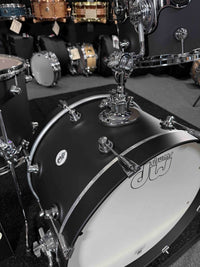 DW Design Series Frequent Flyer 12/14/20 3-Piece Drum Kit Set in Black Satin (Open Box)