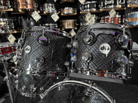 ~WOW!~ DW Collector's Series SSC Pure Maple 4-Piece 10/12/16/22 Drum Kit Set in Grey Crystal FinishPly with Chrome Hardware