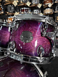 ~NEW~ Mapex SR529XUZXP Saturn VI Rock 4-Piece 10/12/16/22 Drum Kit Set in Royal Purple Burst Gloss Lacquer